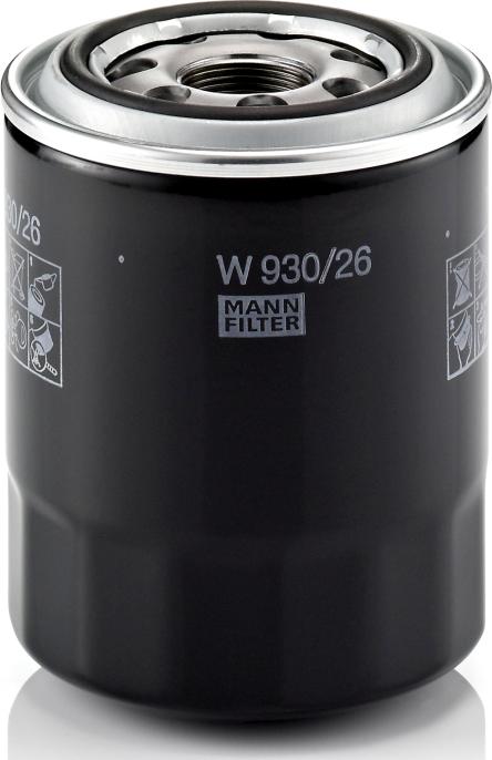 Mann-Filter W 930/26 - Масляний фільтр autozip.com.ua