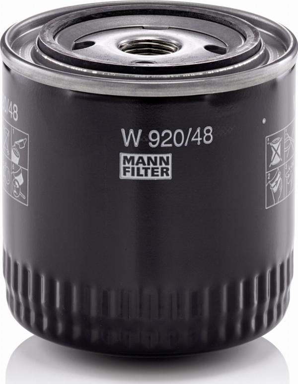 Mann-Filter W 920/48 - Масляний фільтр autozip.com.ua