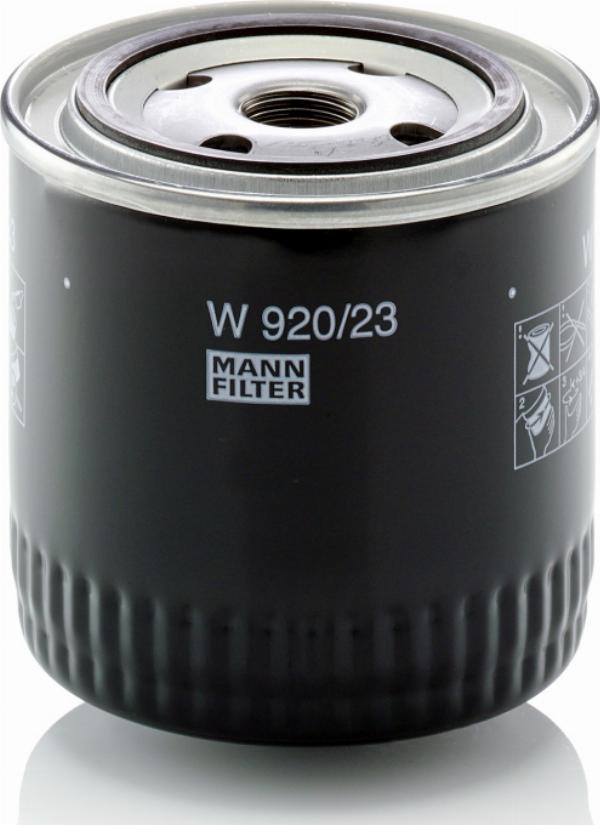 Mann-Filter W 920/23 - Масляний фільтр autozip.com.ua