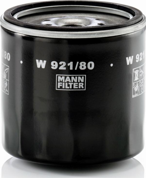 Mann-Filter W 921/80 - Масляний фільтр autozip.com.ua