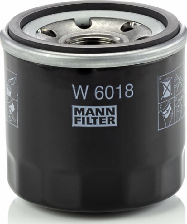 Mann-Filter W 6018 - Масляний фільтр autozip.com.ua
