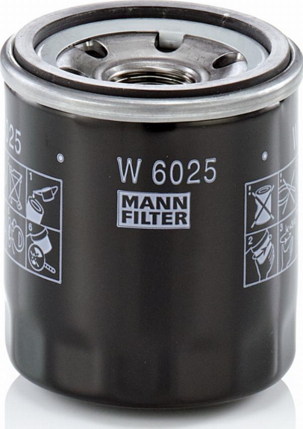 Mann-Filter W 6025 - Масляний фільтр autozip.com.ua