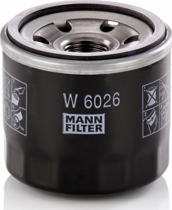 Mann-Filter W 6026 - Масляний фільтр autozip.com.ua