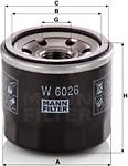 Mann-Filter W 6026 - Масляний фільтр autozip.com.ua
