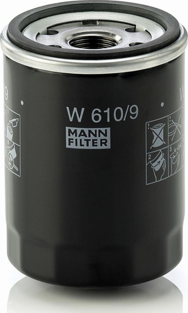 Mann-Filter W 610/9 - Масляний фільтр autozip.com.ua