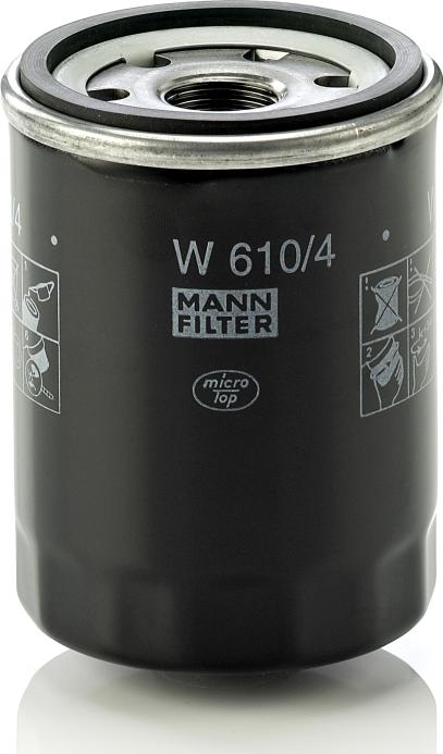 Mann-Filter W 610/4 - Масляний фільтр autozip.com.ua