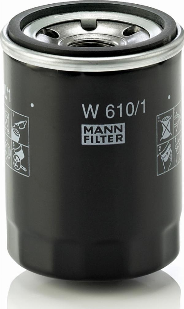 Mann-Filter W 610/1 - Масляний фільтр autozip.com.ua