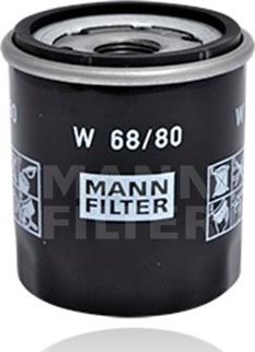 Mann-Filter W 68/80 - Масляний фільтр autozip.com.ua