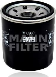 Mann-Filter W 6300 - Масляний фільтр autozip.com.ua