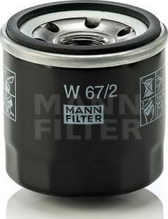 Mann-Filter W 67/81 - Масляний фільтр autozip.com.ua