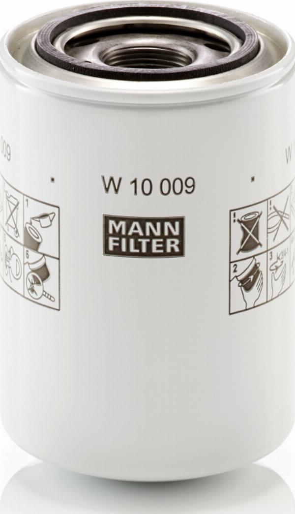 Mann-Filter W 10 009 - Фільтр, Гідравлічна система приводу робочого устаткування autozip.com.ua