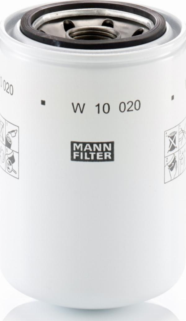 Mann-Filter W 10 020 - Масляний фільтр autozip.com.ua