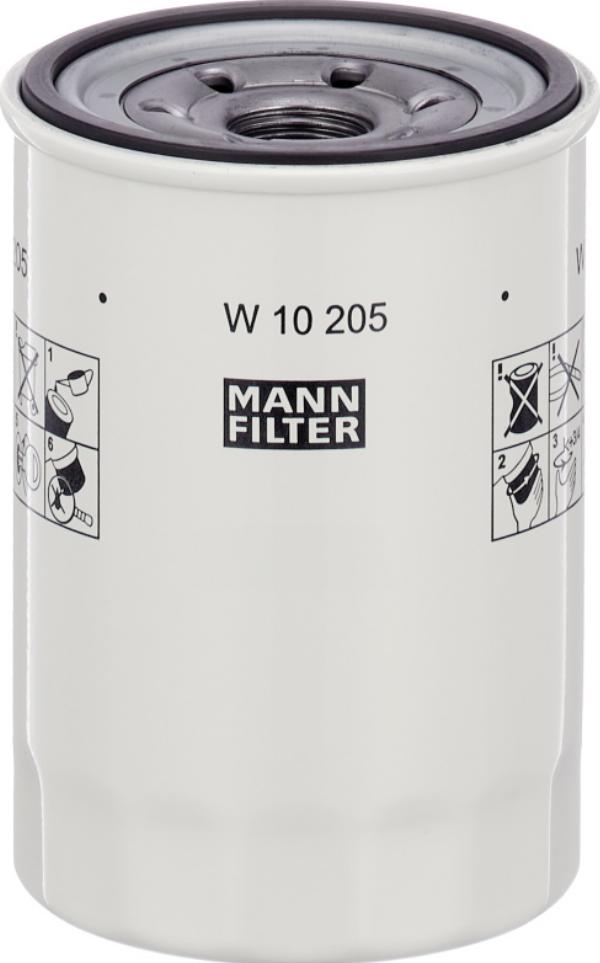 Mann-Filter W 10 205 - Масляний фільтр autozip.com.ua