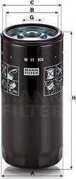 Mann-Filter W 11 024 - Масляний фільтр autozip.com.ua