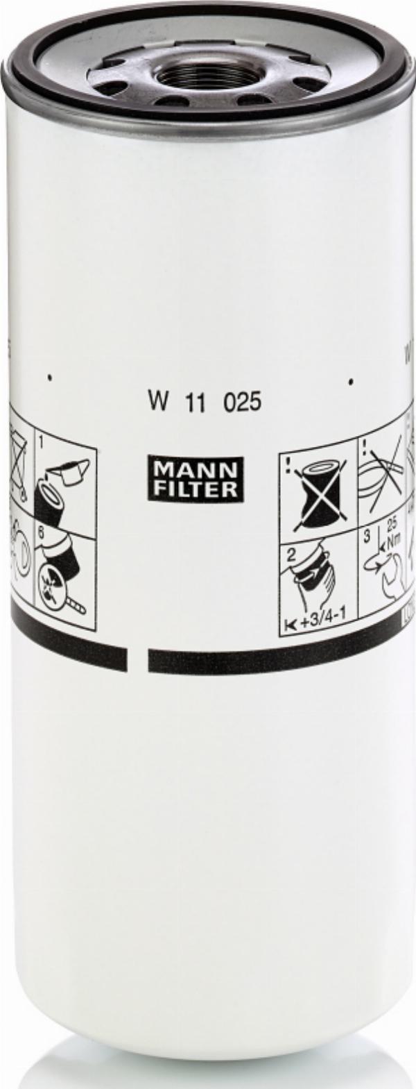 Mann-Filter W 11 025 - Масляний фільтр autozip.com.ua