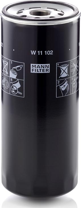 Mann-Filter W 11 102 - Масляний фільтр autozip.com.ua