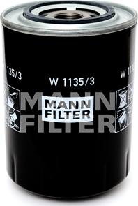 Mann-Filter W 1135/3 - Масляний фільтр autozip.com.ua