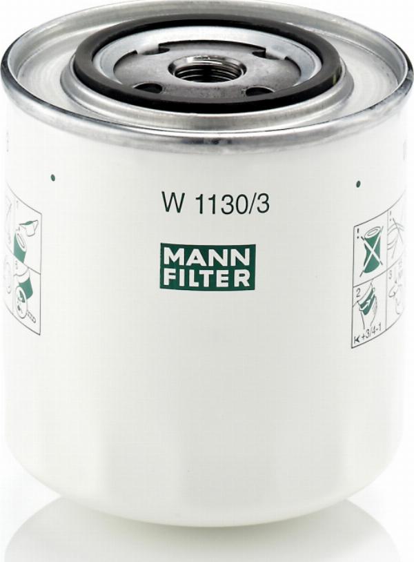 Mann-Filter W 1130/3 - Масляний фільтр autozip.com.ua