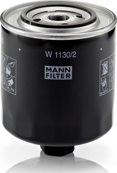 Mann-Filter W 1130/2 - Масляний фільтр autozip.com.ua