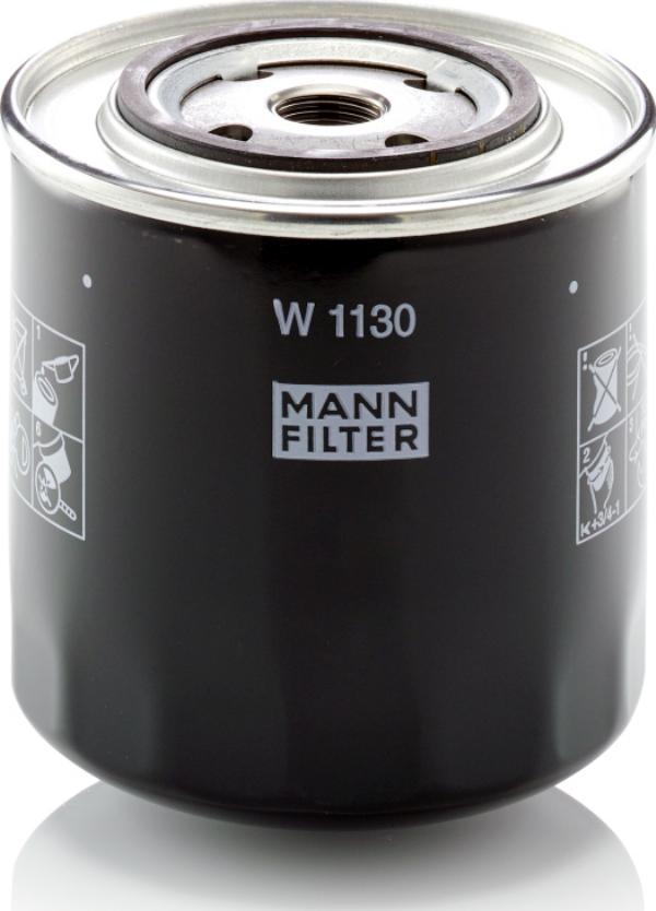 Mann-Filter W 1130 - Масляний фільтр autozip.com.ua