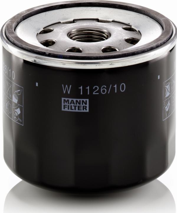 Mann-Filter W 1126/10 - Масляний фільтр autozip.com.ua