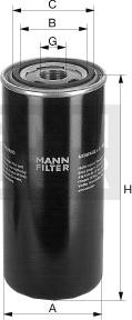 Mann-Filter W 12 250 - Масляний фільтр autozip.com.ua