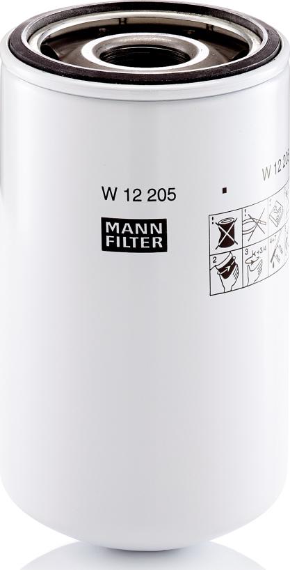 Mann-Filter W 12 205 - Масляний фільтр autozip.com.ua