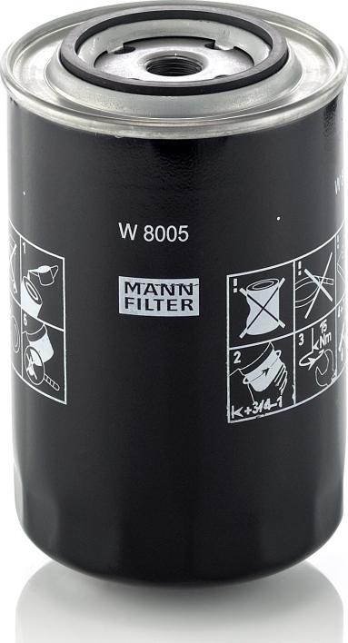 Mann-Filter W 8005 - Масляний фільтр autozip.com.ua