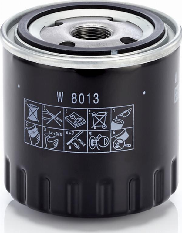 Mann-Filter W 8013 - Масляний фільтр autozip.com.ua