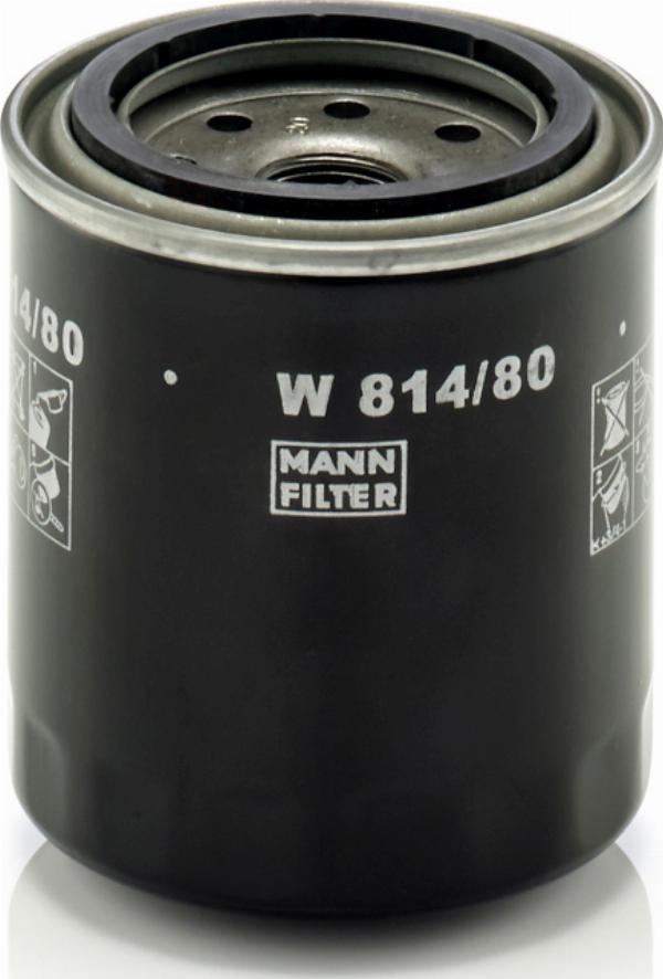 Mann-Filter W 814/80 - Масляний фільтр autozip.com.ua