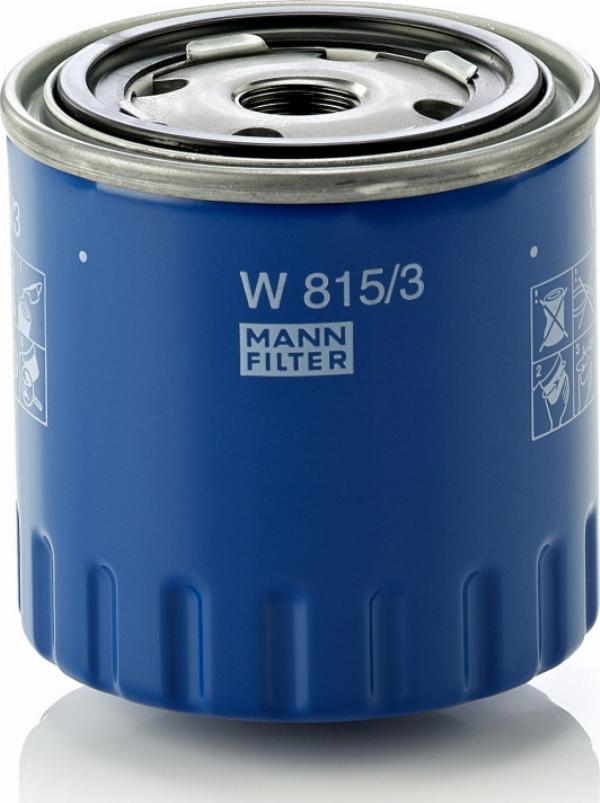 Mann-Filter W 815/3 - Масляний фільтр autozip.com.ua