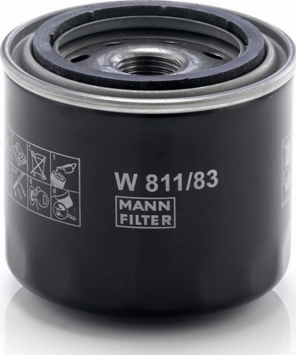 Mann-Filter W 811/83 - Масляний фільтр autozip.com.ua