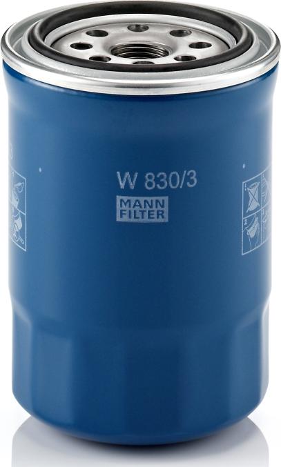 Mann-Filter W 830/3 - Масляний фільтр autozip.com.ua