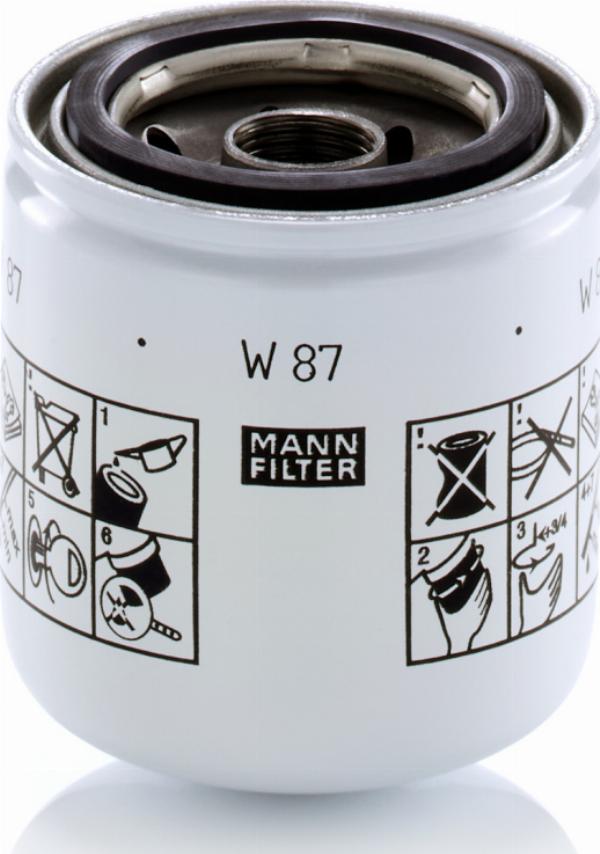 Mann-Filter W 87 - Масляний фільтр autozip.com.ua