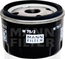 Mann-Filter W 75/2 - Масляний фільтр autozip.com.ua