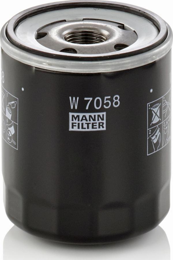 Mann-Filter W 7058 - Масляний фільтр autozip.com.ua