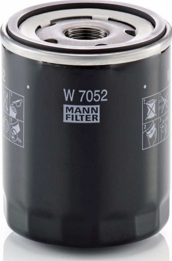 Mann-Filter W 7052 - Масляний фільтр autozip.com.ua