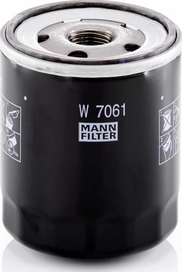 Mann-Filter W 7061 - Масляний фільтр autozip.com.ua