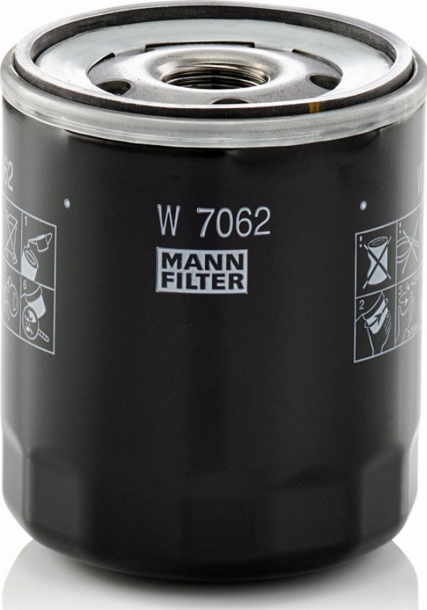 Mann-Filter W 7062 - Масляний фільтр autozip.com.ua