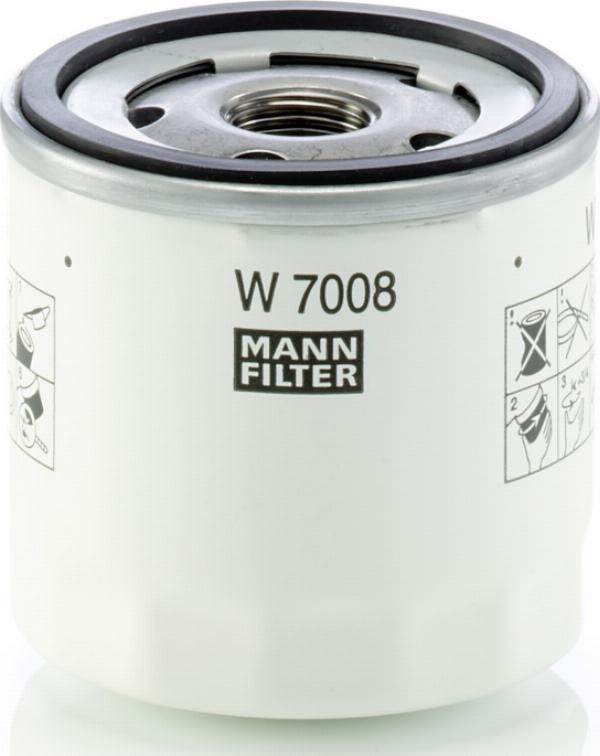 Mann-Filter W 7008 - Масляний фільтр autozip.com.ua