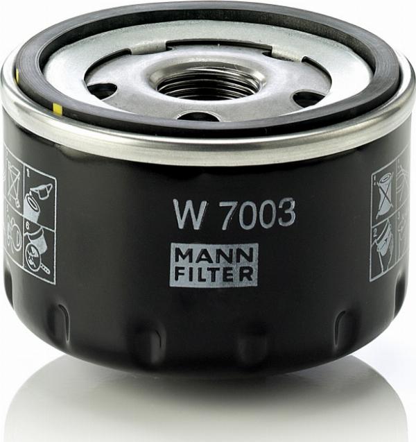 Mann-Filter W 7003 - Масляний фільтр autozip.com.ua