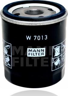 Mann-Filter W 7013 - Масляний фільтр autozip.com.ua
