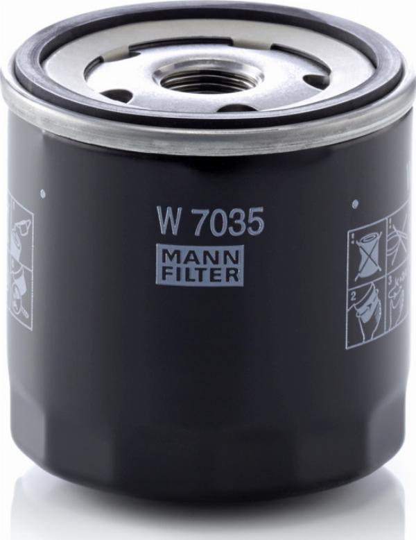 Mann-Filter W 7035 - Масляний фільтр autozip.com.ua