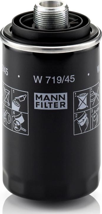 Mann-Filter W 719/45 - Масляний фільтр autozip.com.ua