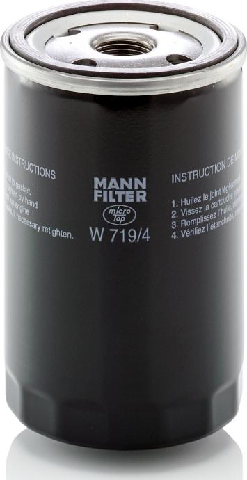 Mann-Filter W 719/4 - Масляний фільтр autozip.com.ua