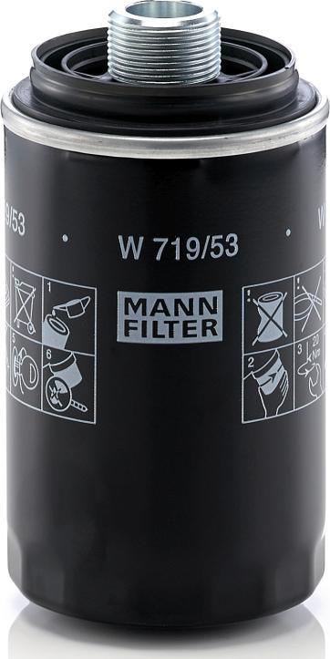 Mann-Filter W 719/53 - Масляний фільтр autozip.com.ua