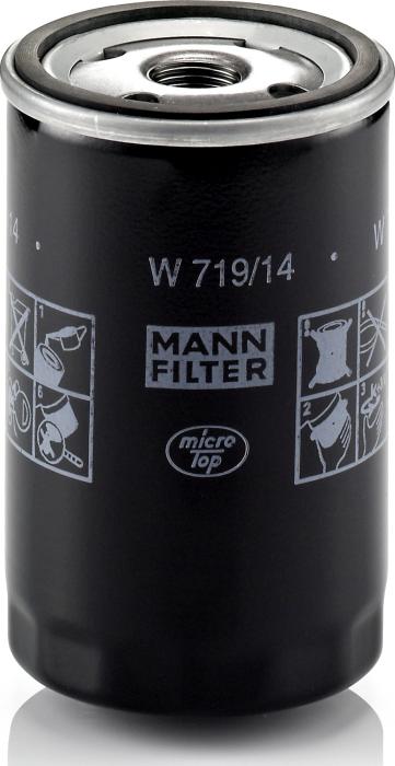 Mann-Filter W 719/14 - Масляний фільтр autozip.com.ua