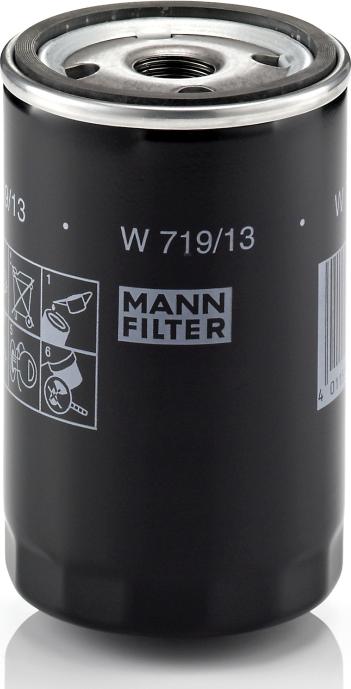 Mann-Filter W 719/13 - Масляний фільтр autozip.com.ua