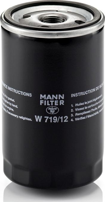 Mann-Filter W 719/12 - Масляний фільтр autozip.com.ua