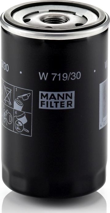 Mann-Filter W 719/30 - Масляний фільтр autozip.com.ua